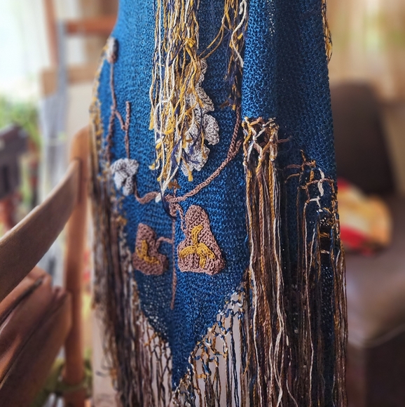 Vintage Antique 1930s piano shawl for emo fairy - Picture 14 of 16